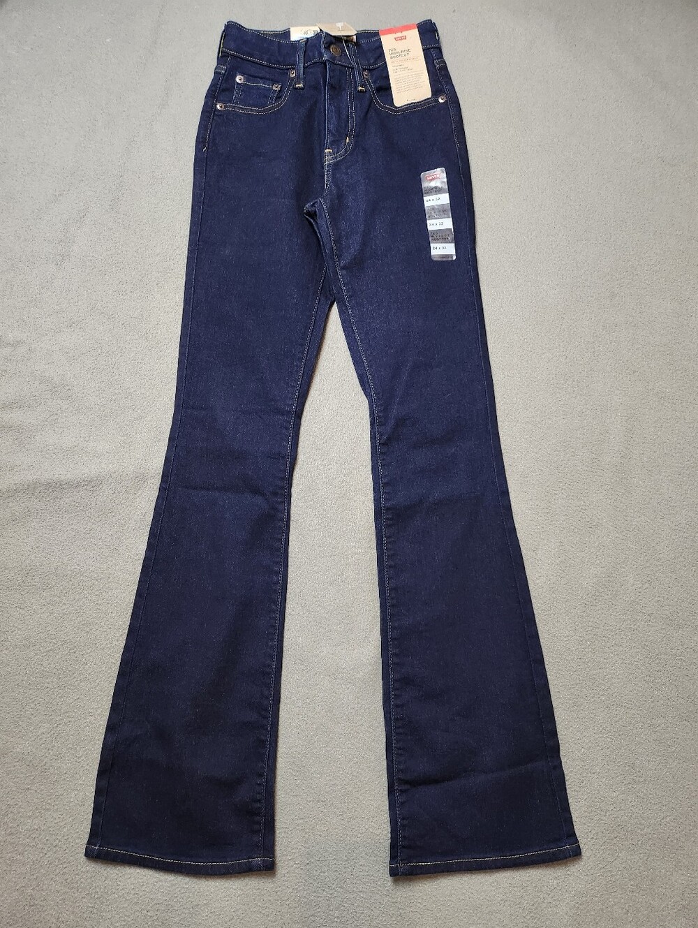Levi's 725 High Rise Bootcut Flare Jeans Women's 24 NWT